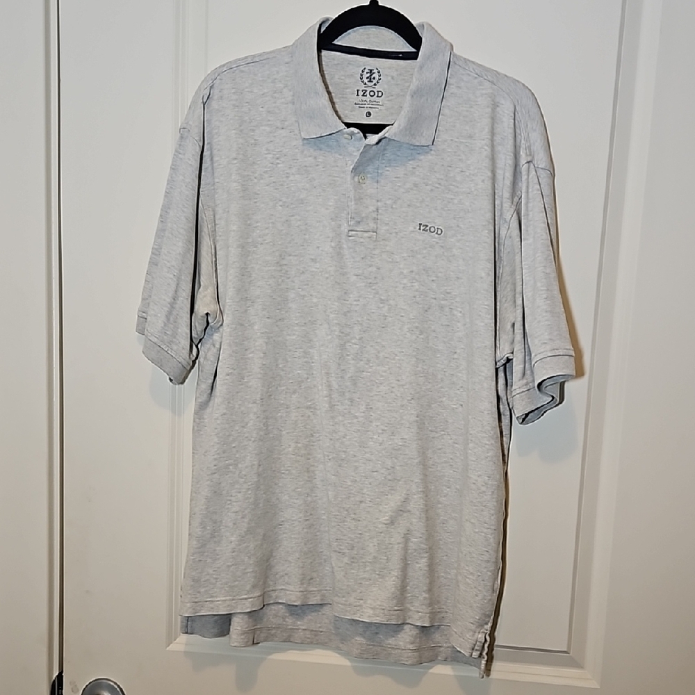 IZOD Men's Grey Polo Shirt